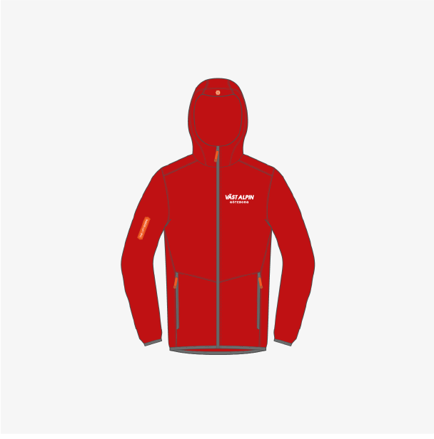 VÄST ALPIN W MID HOOD TEAM JACKET