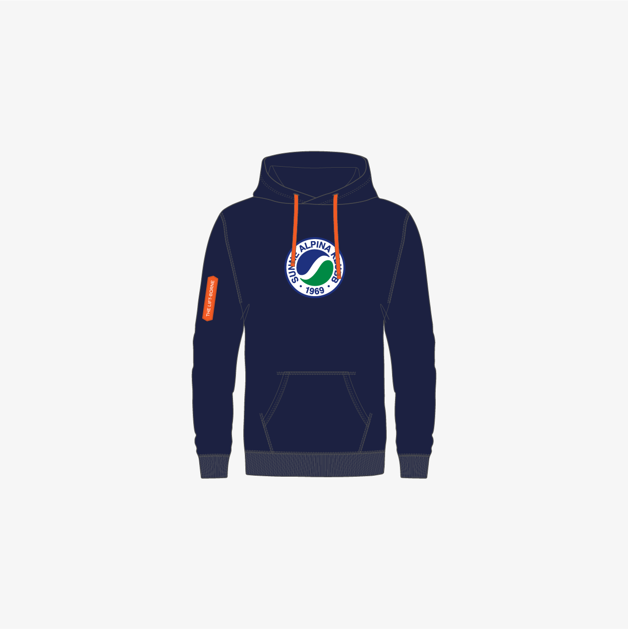 SUNNE TEAM HOODIE med logo